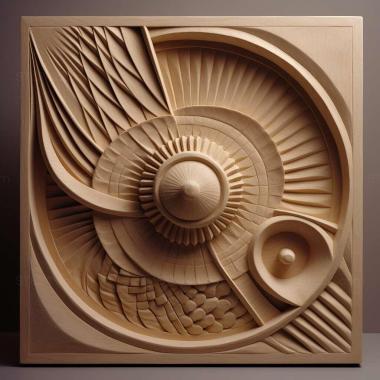 Patterns and decorations stl af klint 3 3d model